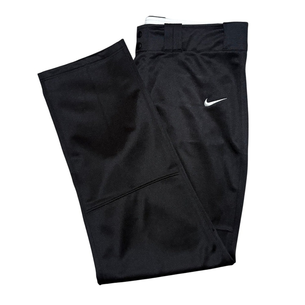 Nike Baseball Softball Sportswear Pants Black Reinforced Knee Mens XL